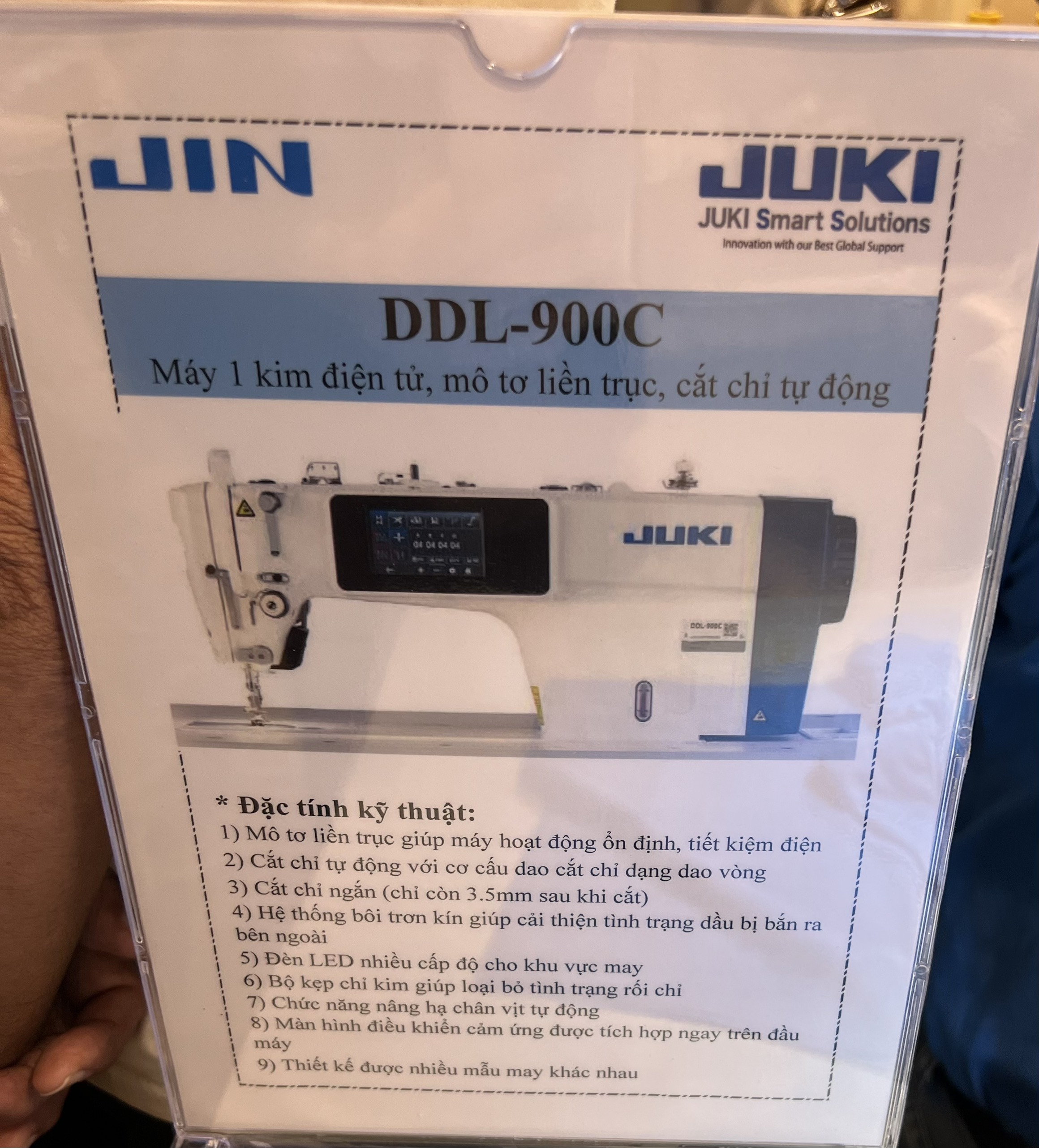 Máy 1 kim điện tử JUKI DDL 900C